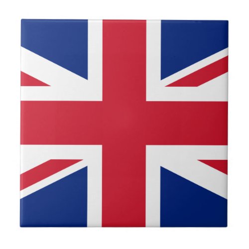 UK British Union Jack Flag Tile