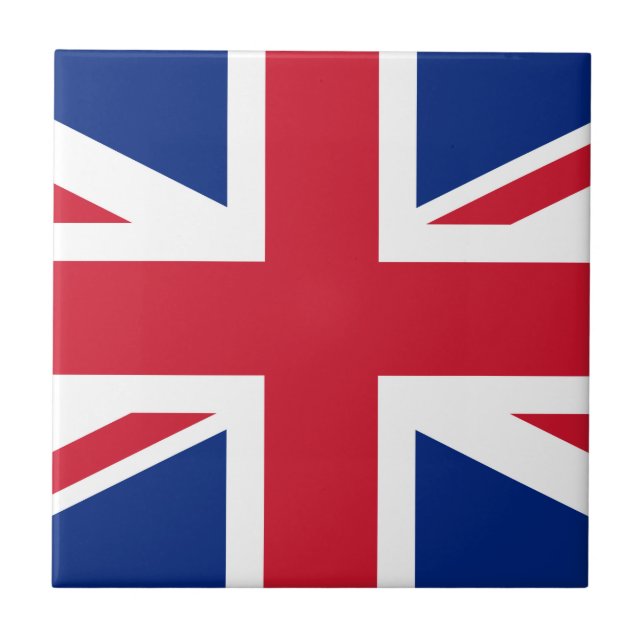 UK British Union Jack Flag Tile (Front)
