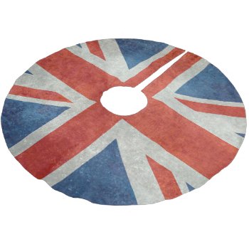 Uk British Union Jack Flag Tree Skirt by Lonestardesigns2020 at Zazzle