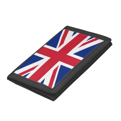UK British Union Jack Flag Tri_fold Wallet