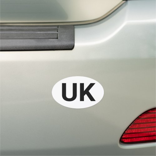 UK Car Magnet  black British travel sticker GB
