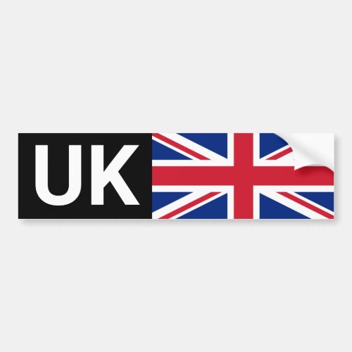 UK Car Sticker  British travel abroad decal