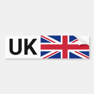 UK Car Sticker & British travel abroad /decal