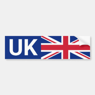 UK Car Sticker & British travel abroad /decal