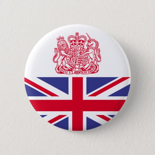 UK coat of arms Button