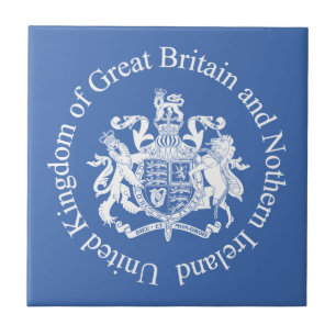 UK coat of arms Ceramic Tile