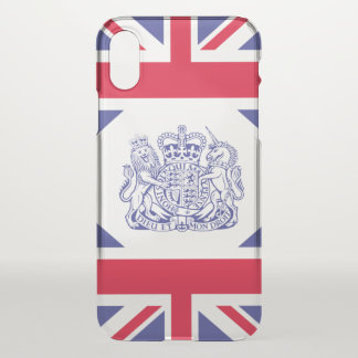 UK coat of arms iPhone X Case