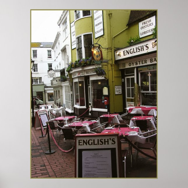 (UK) English Eatery Print (Front)