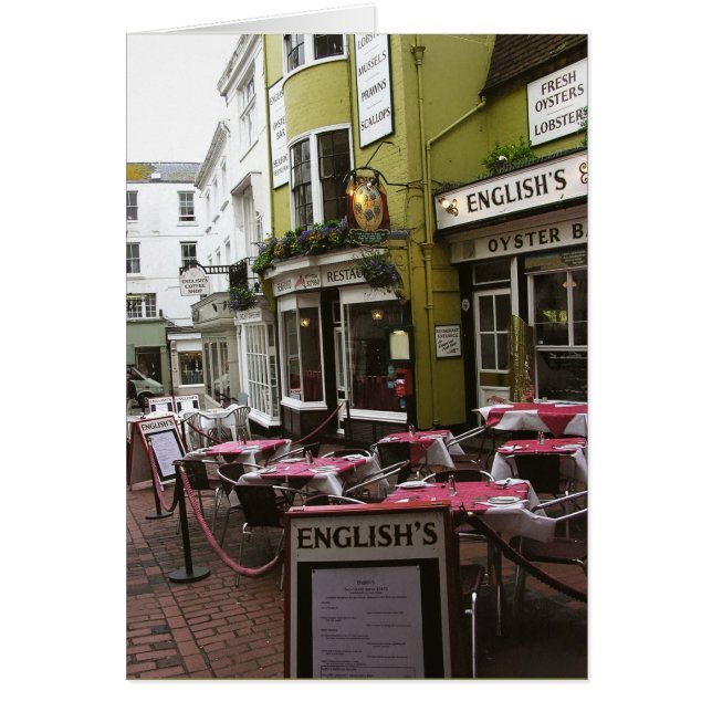 (UK) english lunch Cards (Front)