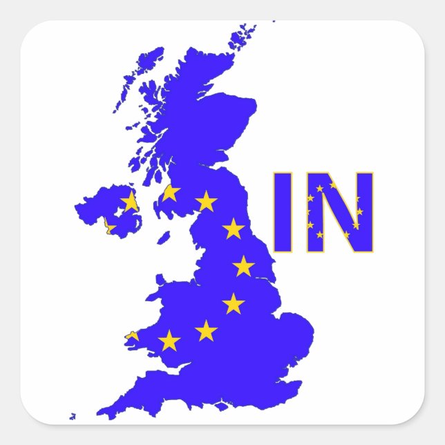 UK – EU membership referendum 2016 Square Sticker (Front)