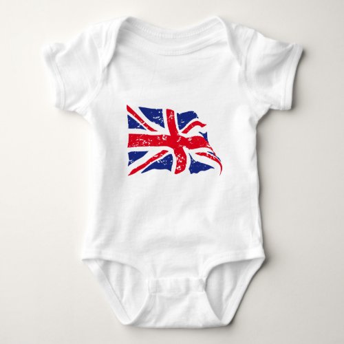 UK Flag Baby Bodysuit