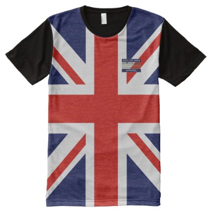 UK Flag Blue Red White Children Kids T-Shirt