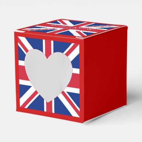 UK Flag British Union Jack Favor Boxes