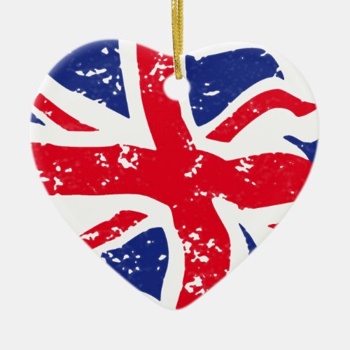 UK Flag Ceramic Ornament