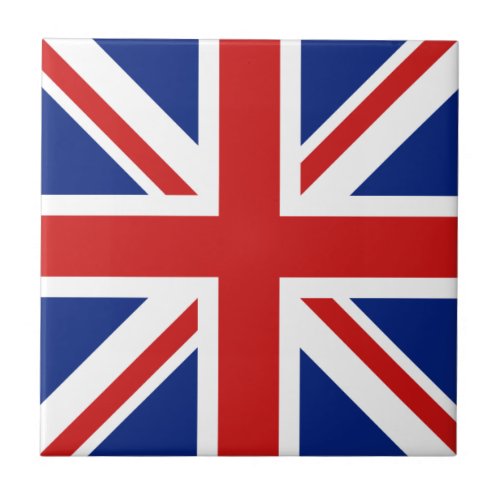 UK Flag Ceramic Tile