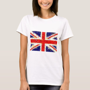 UK flag glitz glamor T-Shirt