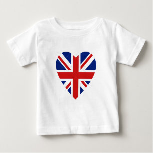 UK Flag Heart T-Shirt