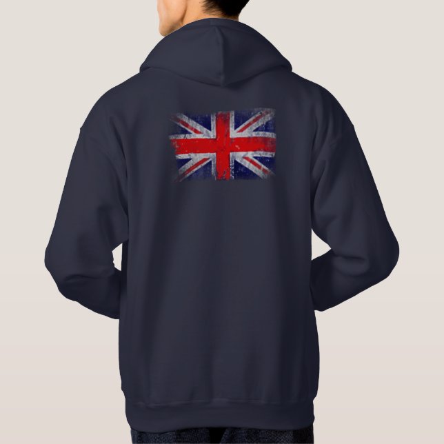 UK flag Hoodie (Back)