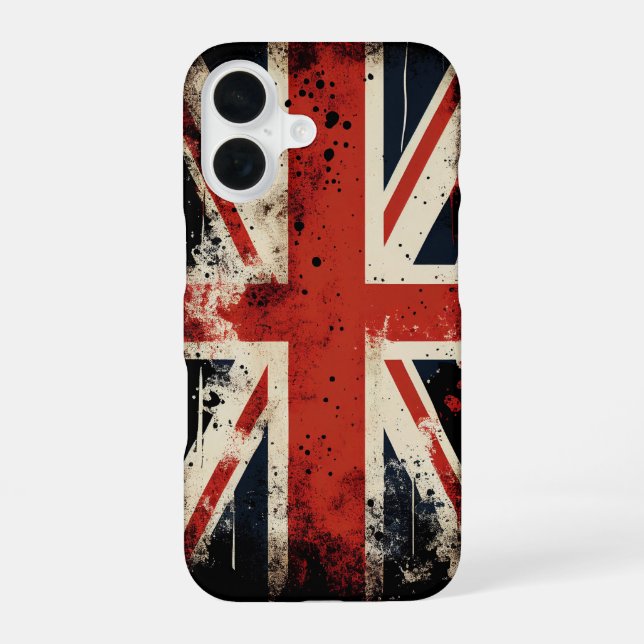 UK Flag iPhone Case (Back)
