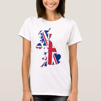 UK Flag Map T-Shirt