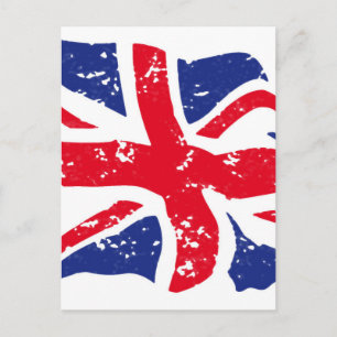 UK Flag Postcard