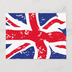 UK Flag Postcard
