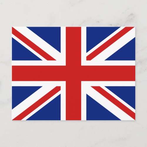 UK Flag Postcard
