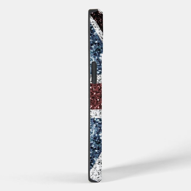 UK flag Rustic vintage sparkles glitters bling Case-Mate iPhone Case |  Zazzle