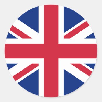 Uk Flag Sticker by the_little_gift_shop at Zazzle