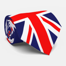 UK flag tie