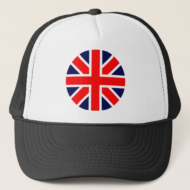 UK flag. Trucker Hat (Front)