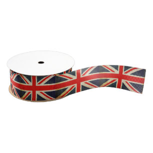 UK Flag Union Jack Custom Ribbon