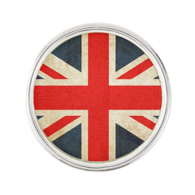 UK Flag Union Jack Lapel Pin (Front)