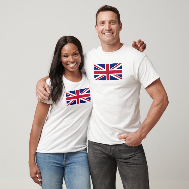 Uk Flag-United Kingdom-England-Union Jack T-Shirt (Unisex)
