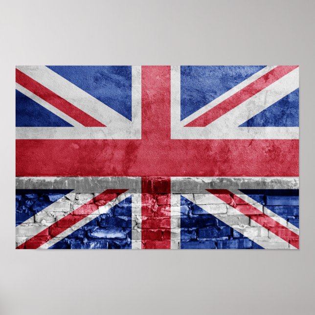 UK flag wall Poster (Front)