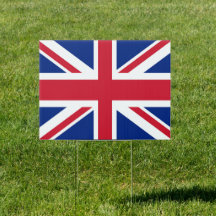 UK Flag Yard Sign