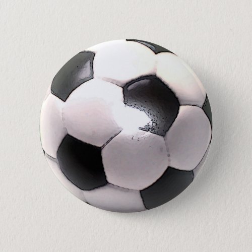 UK Football Ball Pinback Button