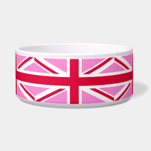 UK Gay Pride (Pink Union Jack) (Gay British Flag) Bowl