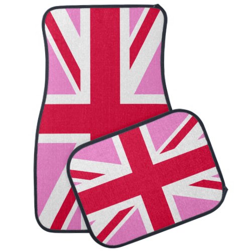 UK Gay Pride Pink Union Jack Gay British Flag Car Floor Mat