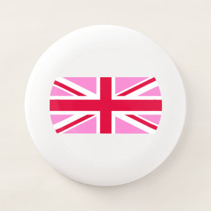 UK Gay Pride (Pink Union Jack) (Gay British Flag) Wham-O Frisbee