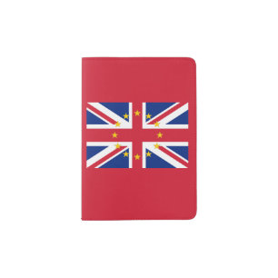 UK Great Britain Union Jack European Union Flag Passport Holder