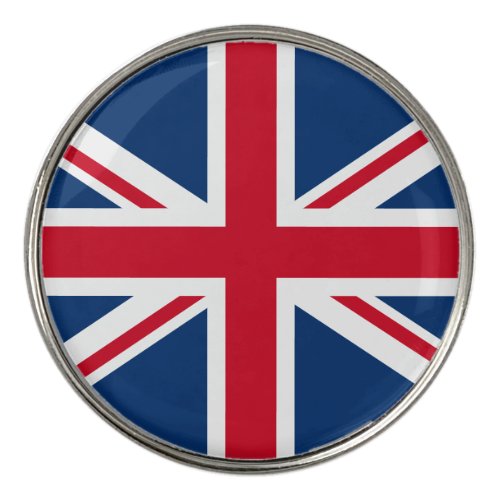 UK Great Britain Union Jack Flag Golf Ball Marker