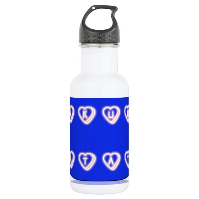 UK Hakuna Matata Art Print Water Bottle (Front)