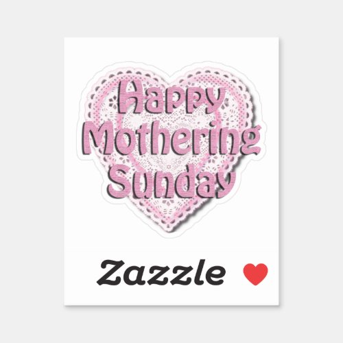  UK Mothers Day Mothering Sunday  Sticker