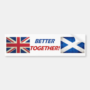 UK OK! Better Together Bumper Sticker