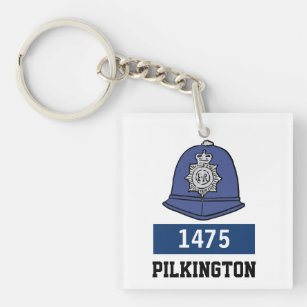 Police Badge Keychains - No Minimum Quantity
