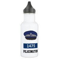 UK Police Flat Cap - Add Number & Name Stainless Steel Water Bottle