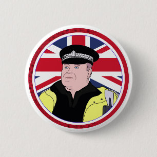 UK Police Officer Button