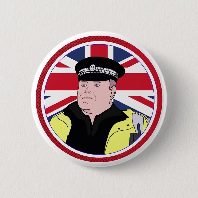 UK Police Officer Button (Front)