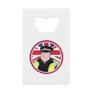 UK Police Officer Credit Card Bottle Opener